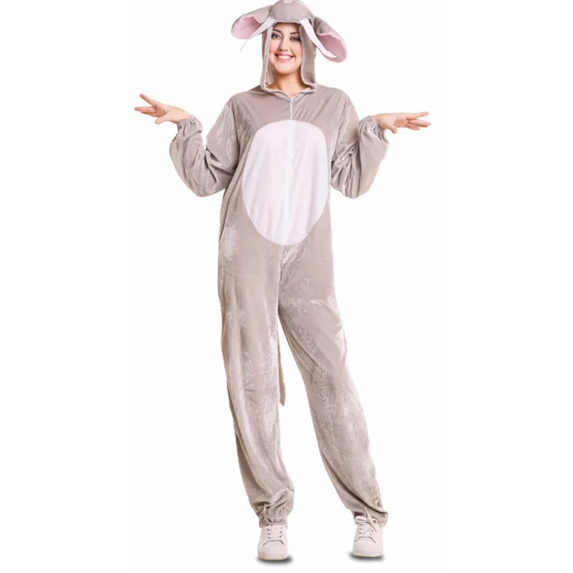 Dräkt, elefant grå M/L