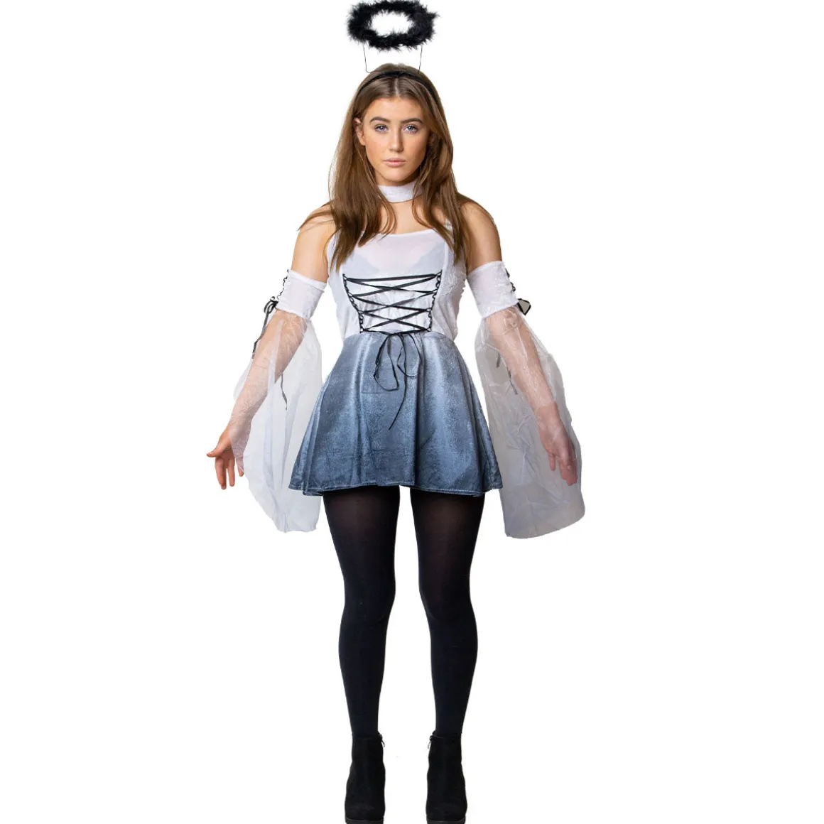 Dräkt, mörk ängel