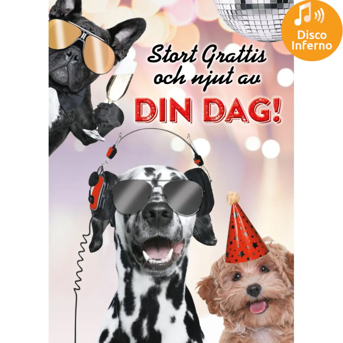 Dubbla kort med ljudeffekt, Kalas
