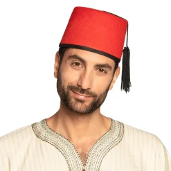 Fez, röd