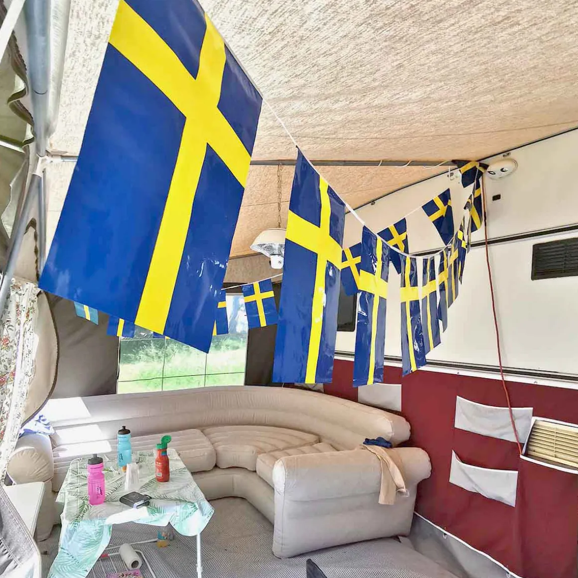 Flaggirlang, Sverige 6 m