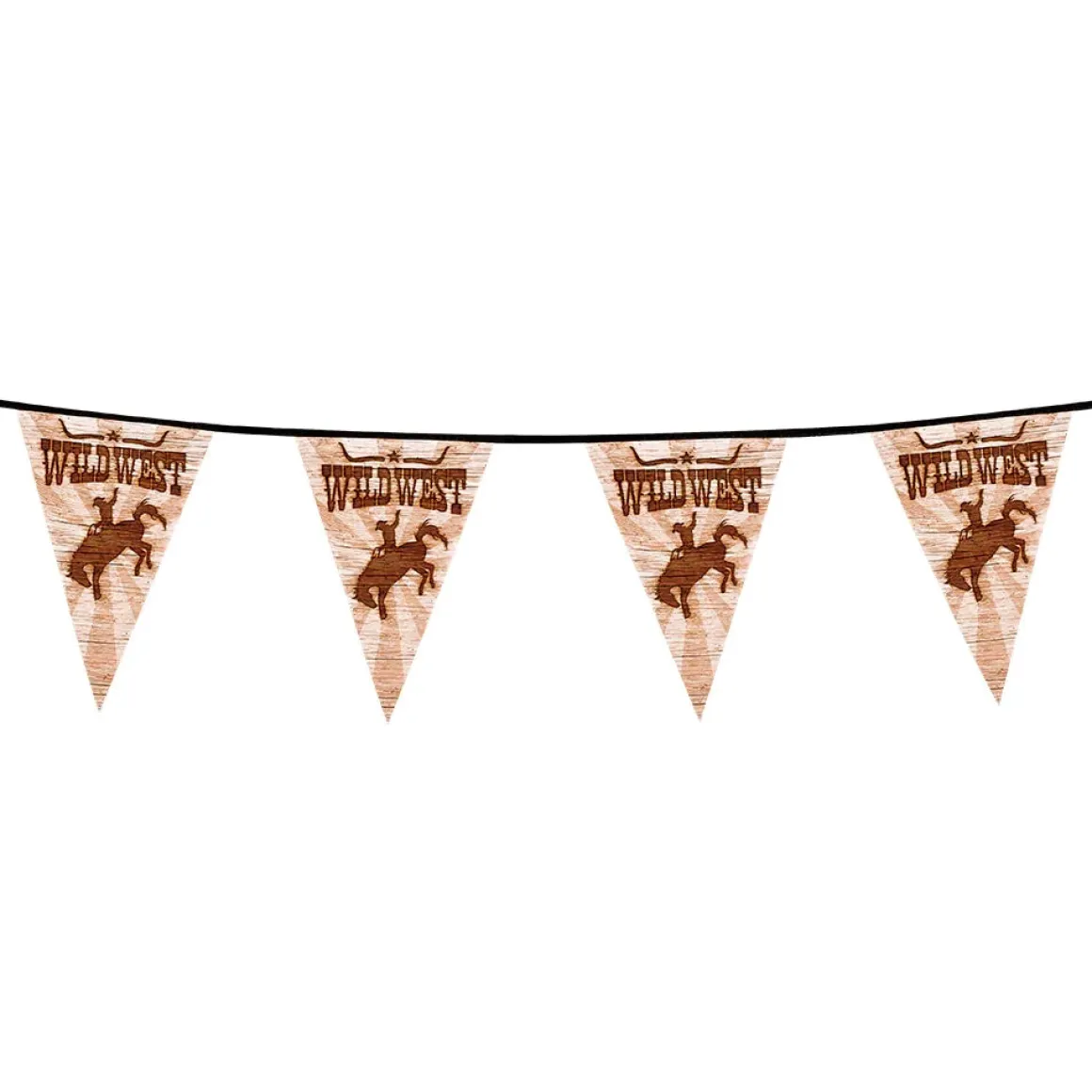 Flaggirlang, wild west 6 m