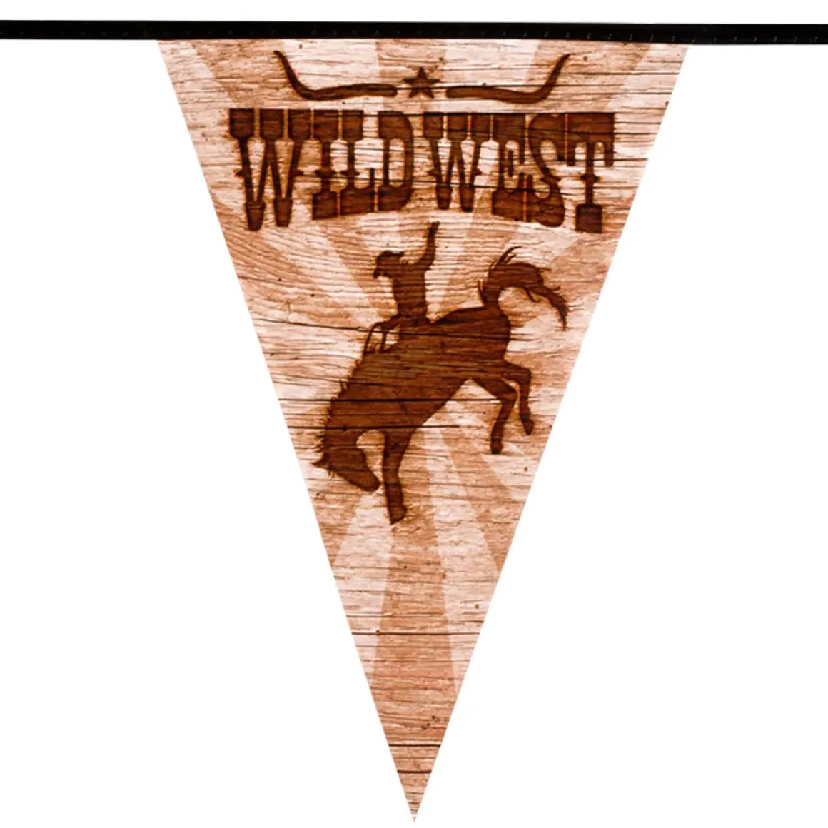 Flaggirlang, wild west 6 m