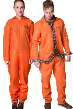 Fångdräkt, orange S/M