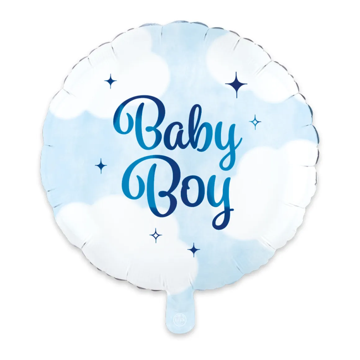 Folieballong, baby boy blå 46 cm