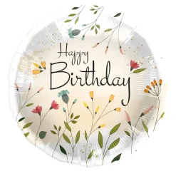 Folieballong, birthday flower field 45 cm