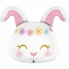 Folieballong, blommig kanin 59 cm