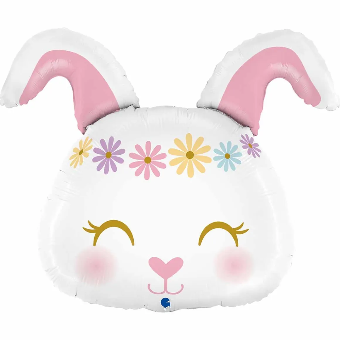 Folieballong, blommig kanin 59 cm