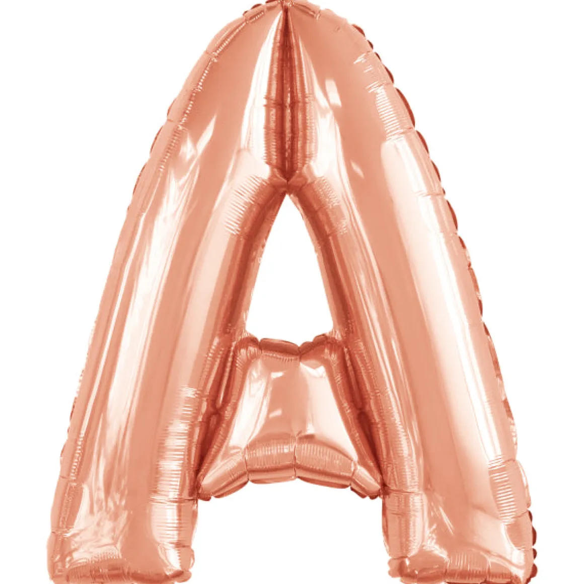 Folieballong, bokstav rosé A 86 cm