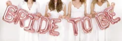 Folieballong, Bride to be roséguld 340x35 cm