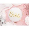 Folieballong, bride vit 45 cm