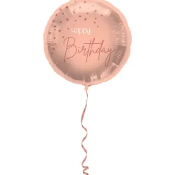 Folieballong, elegant lush blush 45 cm
