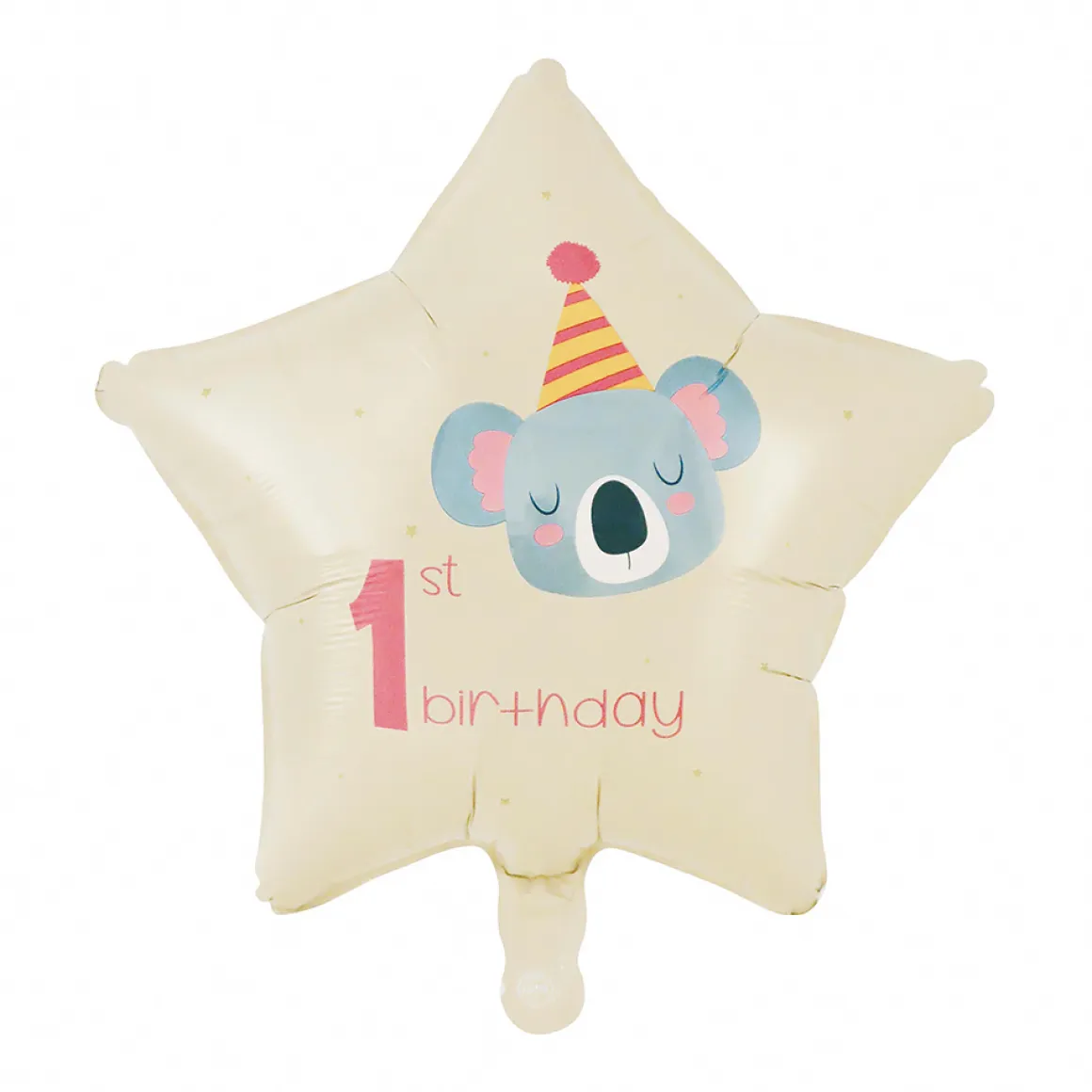 Folieballong, first birthday röd 46 cm