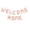 Folieballong, girlang welcome home rosé