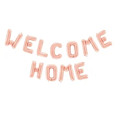 Folieballong, girlang welcome home rosé