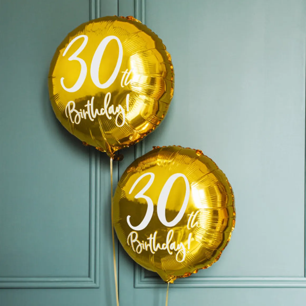 Folieballong, happy birthday 30th 45 cm