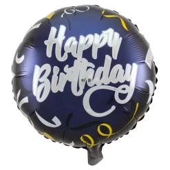 Folieballong, happy birthday 45 cm
