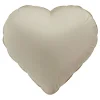 Folieballong, hjärta creamy latte 45 cm