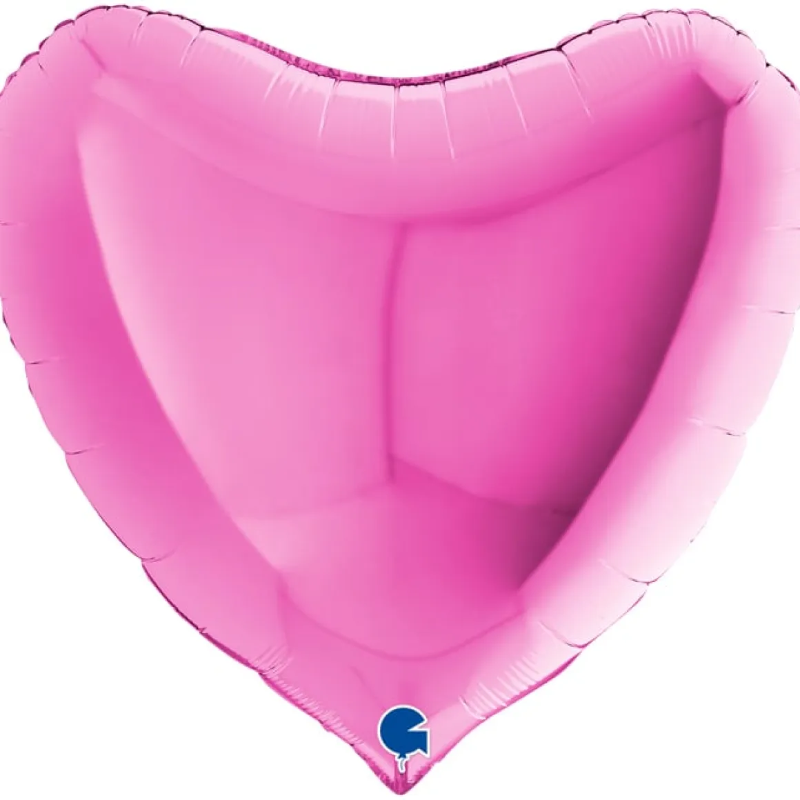 Folieballong, hjärta rosa 91 cm
