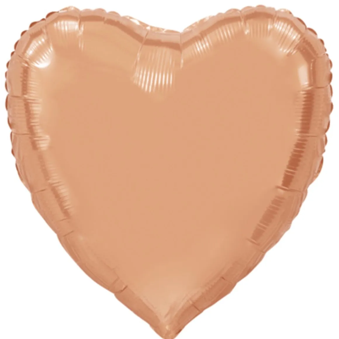 Folieballong, hjärta rosé 91 cm