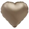 Folieballong, hjärta starlight gold 45 cm