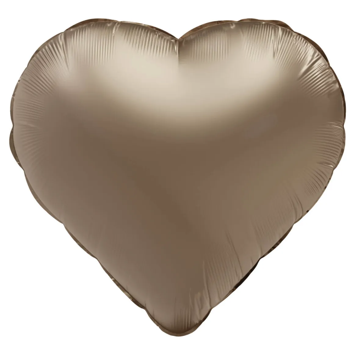 Folieballong, hjärta starlight gold 45 cm
