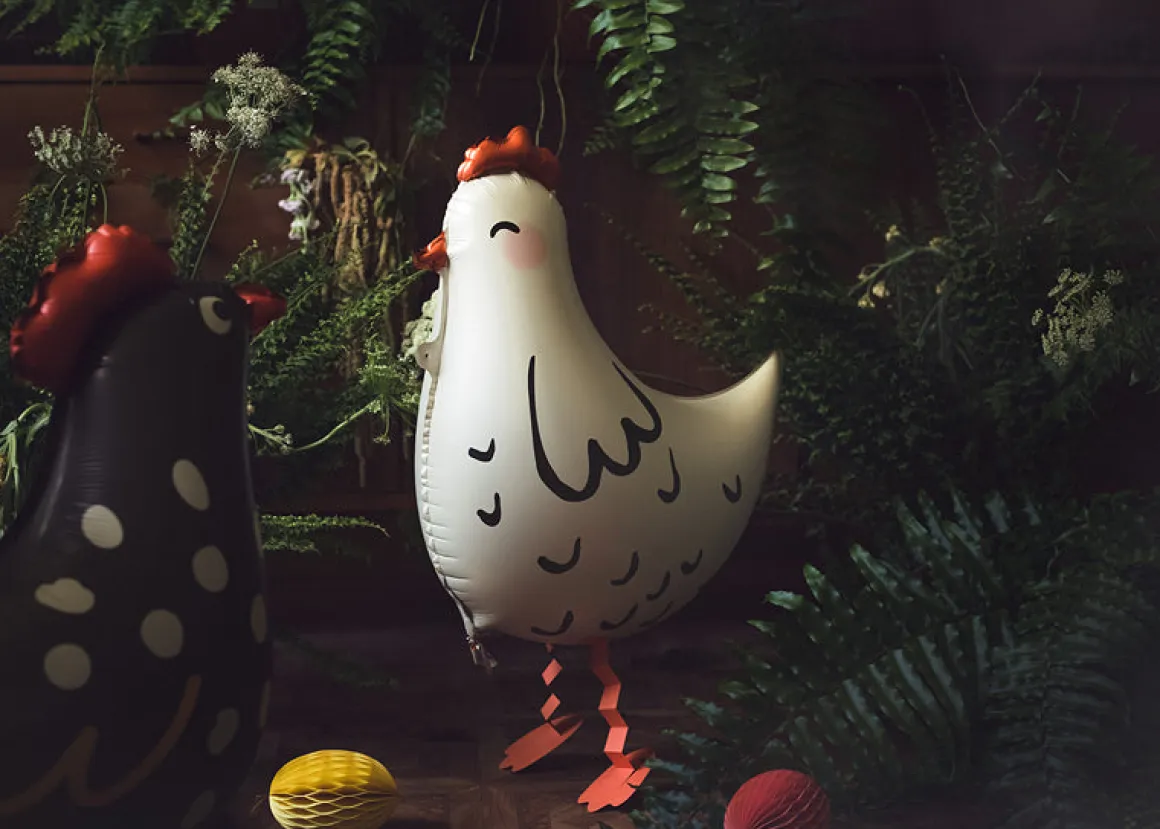 Folieballong, höna 48x60 cm