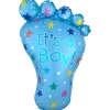 Folieballong, it's a boy foot 82x58 cm