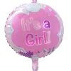 Folieballong, it's a girl 43 cm