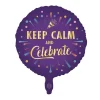Folieballong, Keep calm and celebrate 46 cm