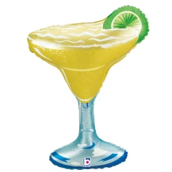 Folieballong, margarita glas 91 cm