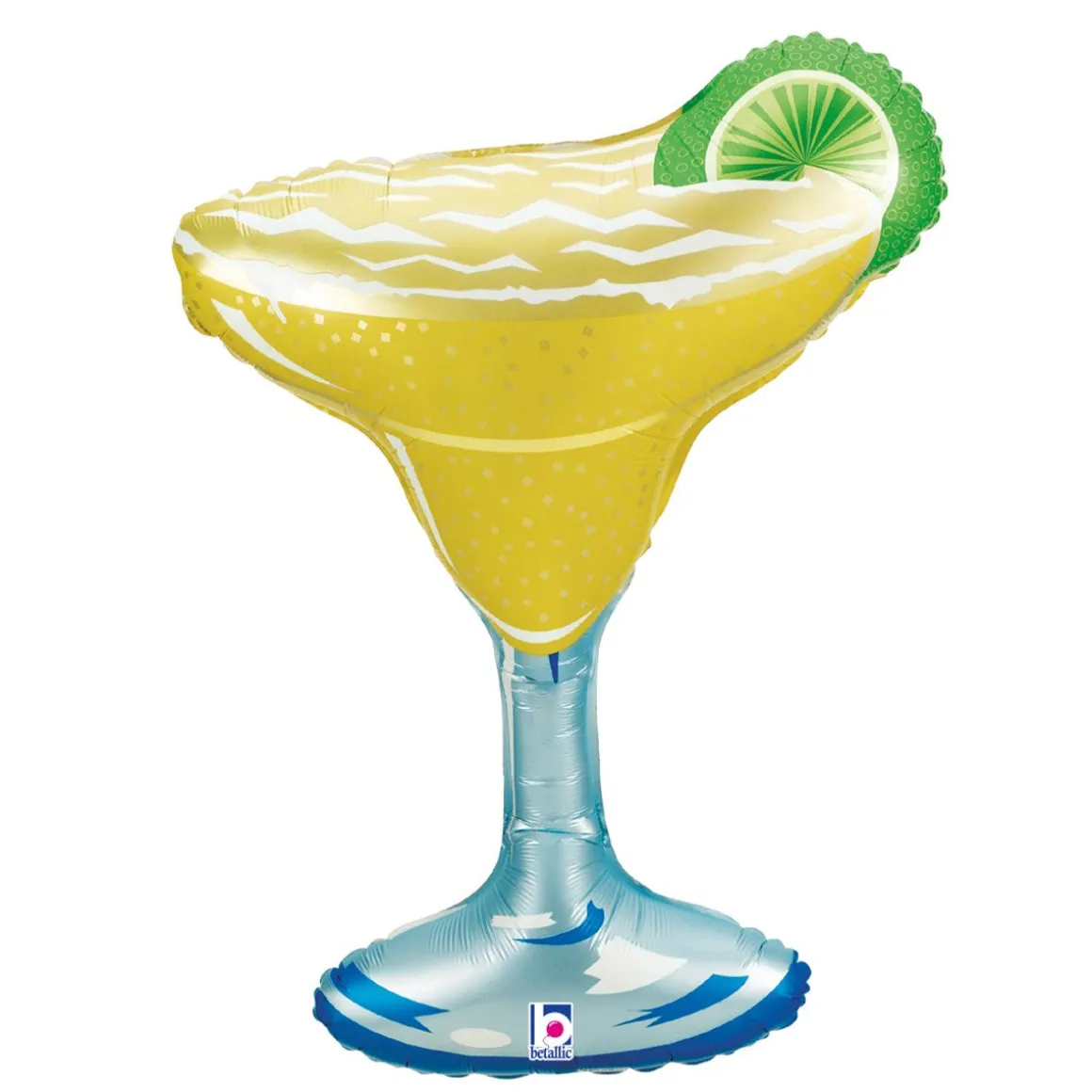 Folieballong, margarita glas 91 cm