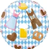 Folieballong, oktoberfest Bayern Lightblue 43 cm