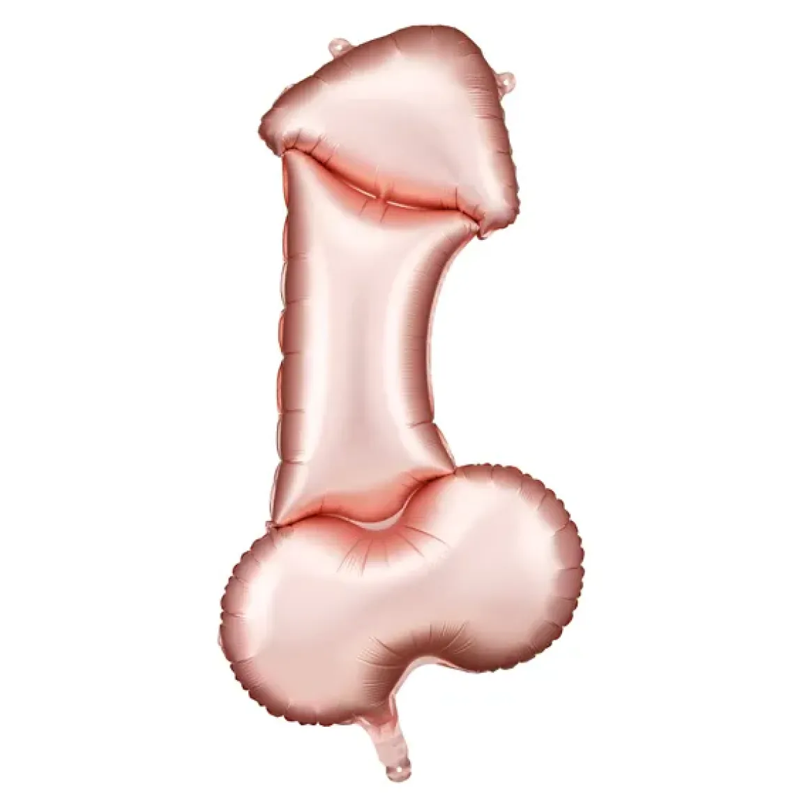 Folieballong, penis roséguld 55x112 cm