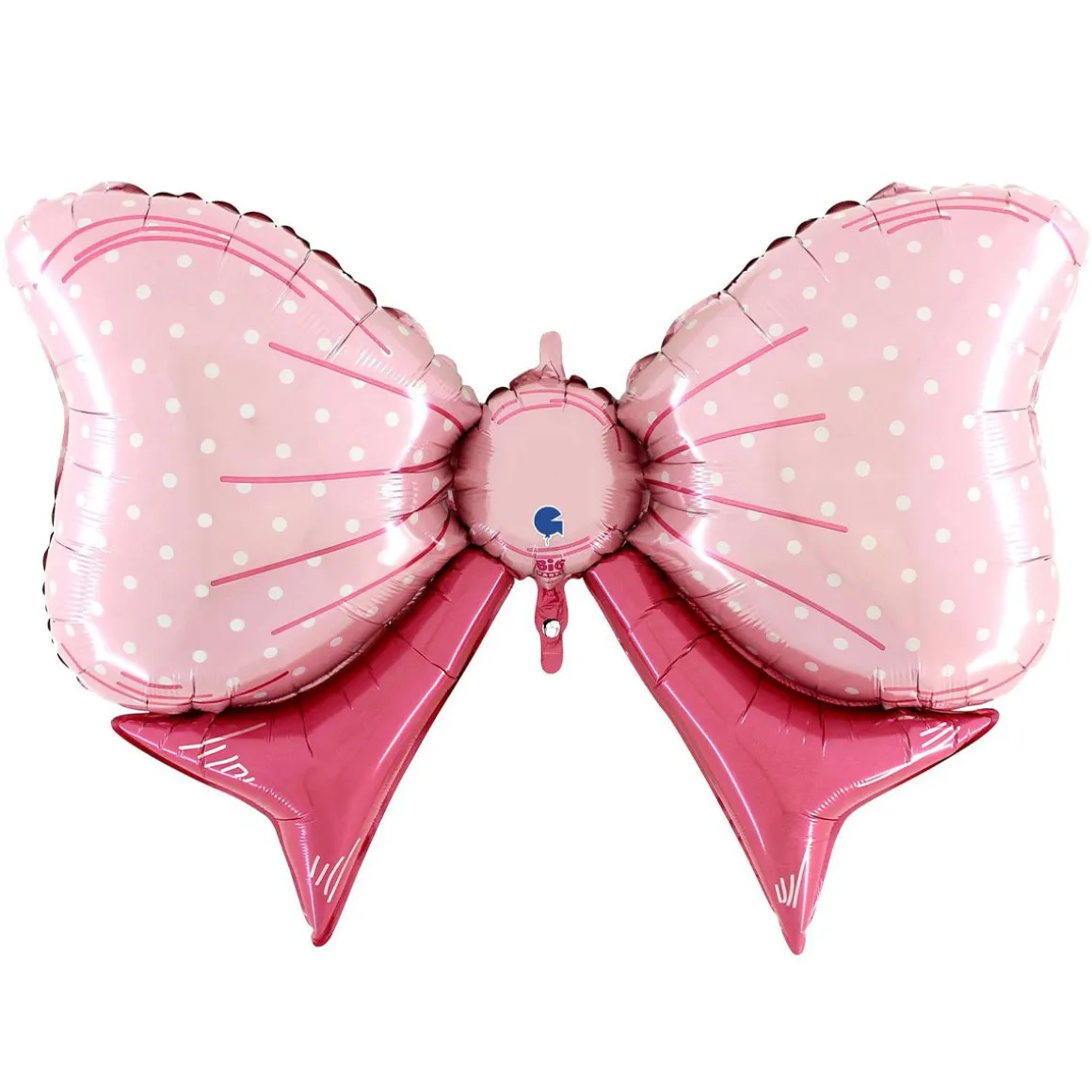 Folieballong, Rosa Rosett Shape 109 cm