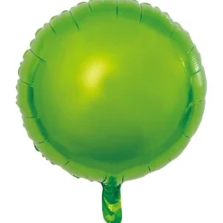 Folieballong, rund ljusgrön 45 cm