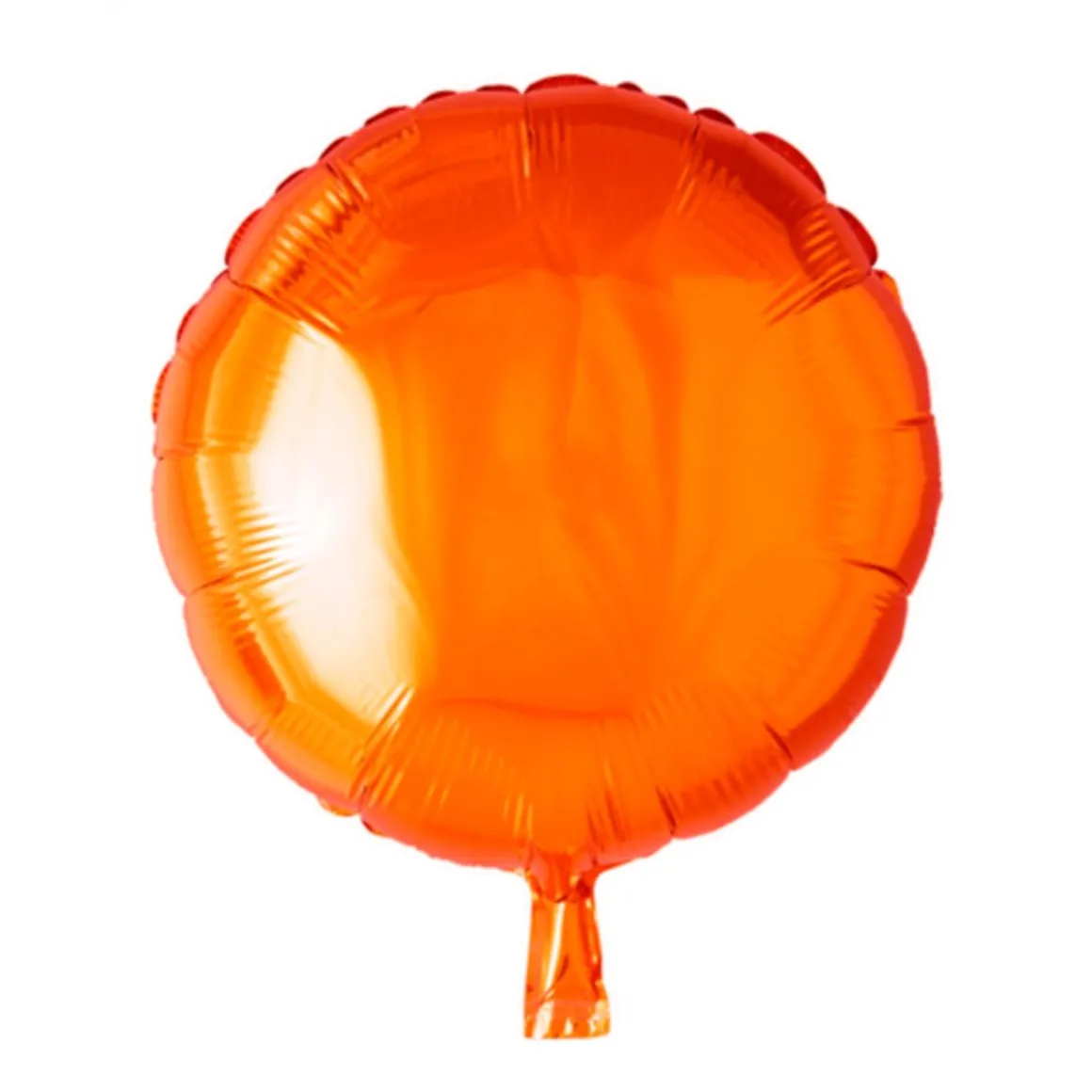 Folieballong, rund orange 45 cm