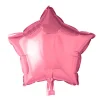 Folieballong, stjärna rosa 45 cm