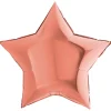 Folieballong, stjärna roséguld 91 cm