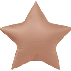 Folieballong, stjärna vintage rose 45 cm