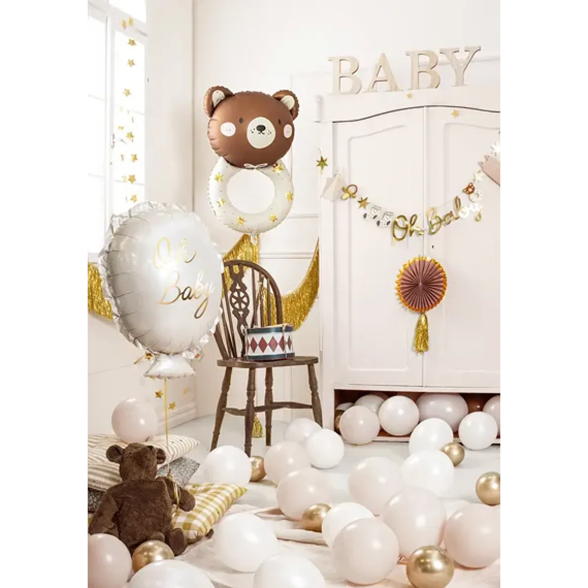 Folieballong, teddybear 61x88 cm