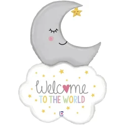 Folieballong, welcome to the world 107 cm