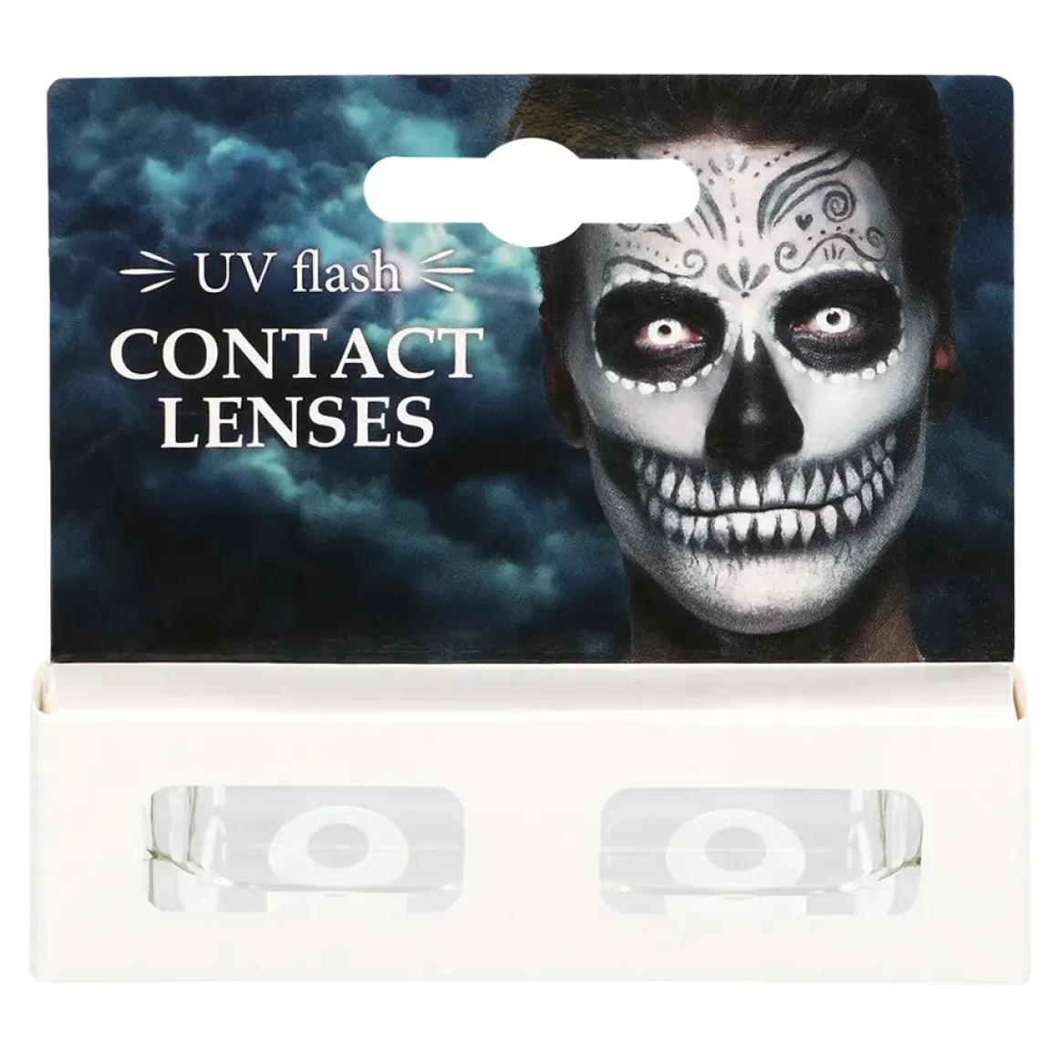 Färglinser, vita UV 1 mån