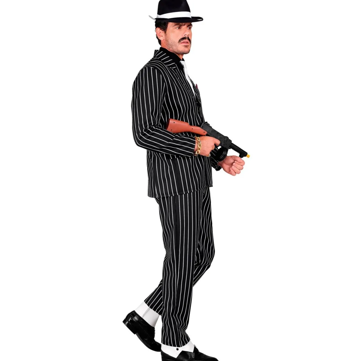 Gangsterkostym randig