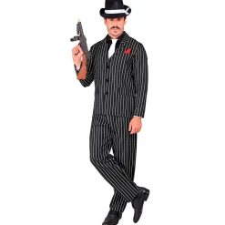 Gangsterkostym randig