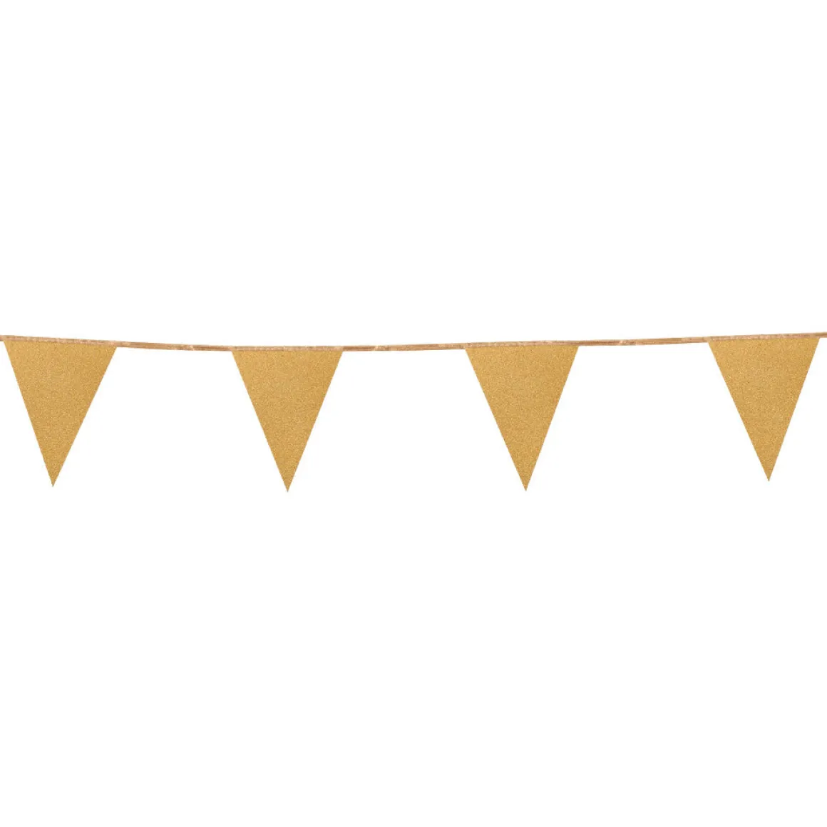 Girlang, guld glitter 6 m