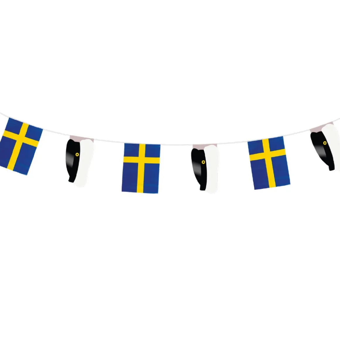 Girlang, studentmössor 6 m