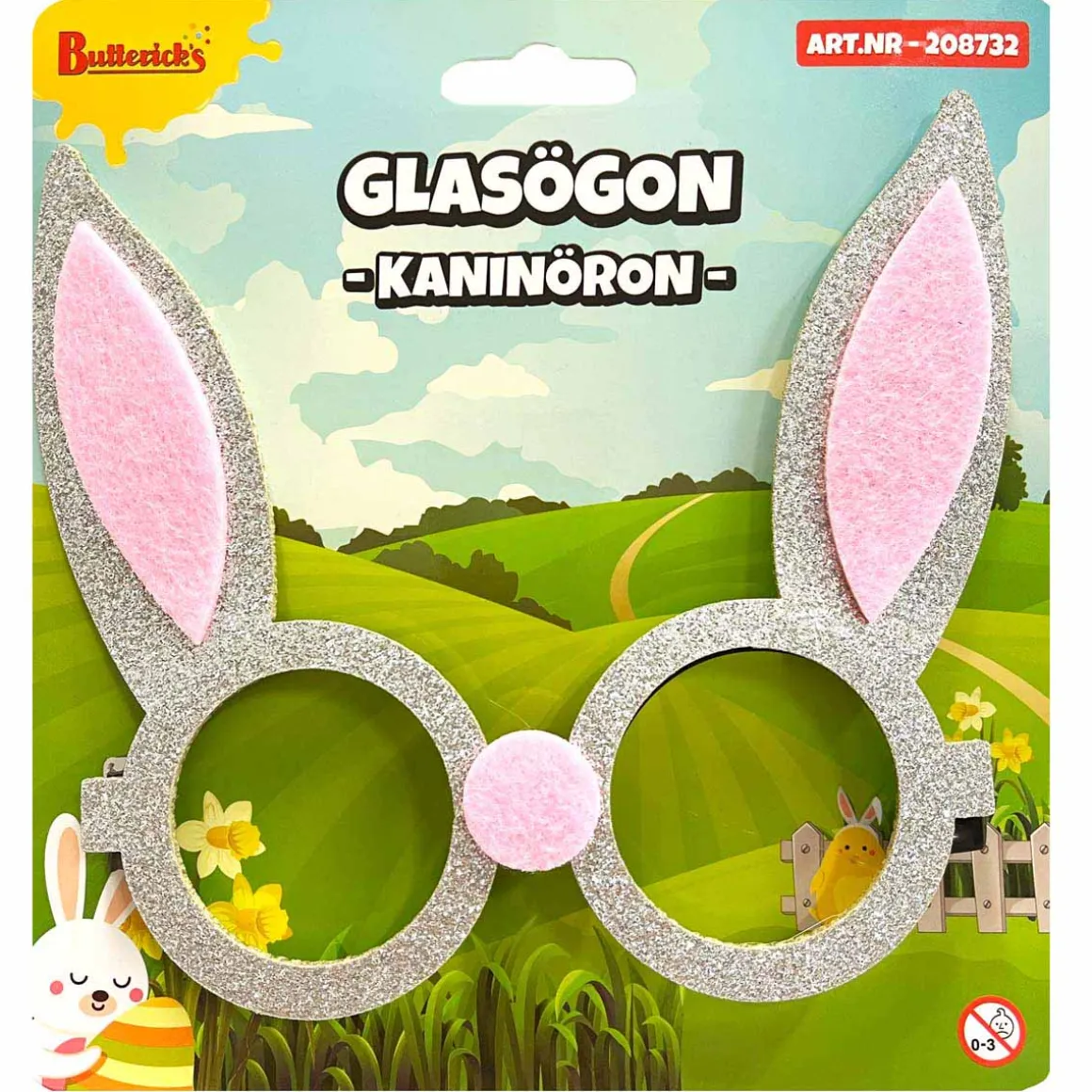 Glasögon, kaninöron