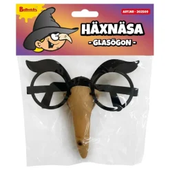 Glasögon med häxnäsa