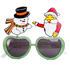 Glasögon, snögubbe & jultomte